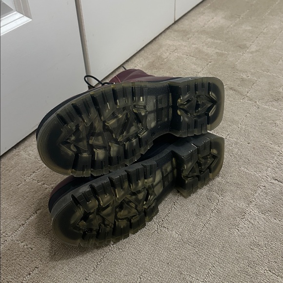 Free People Baxter Lug Sole Boots size
9/39 Burgundy worn twice - Picture 4 of 5